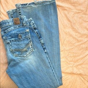 BKE Distressed Blue Jeans